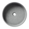 Alfi Brand 17" Round Solid Concrete Gray Matte Above Mount Bathroom Sink ABCO17R - alternate 2